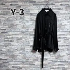 yohji yamamoto Y's 羊革レザーネクタイ コットンシルクシャツ - メルカリ