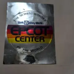 アメリカフロリダ　EPCOT CENTERのレトロなデザイン　ステッカー