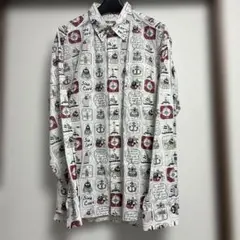 SINA COVA 長袖シャツ 総柄 LLサイズ値下げです。のサムネイル