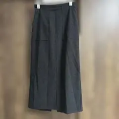 OPAQUE ストレッチタイトスカート M オペークドットクリップ　グレー