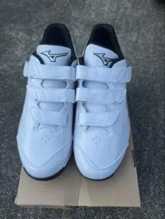 野球 Mizuno トレーニングシューズ ホワイト