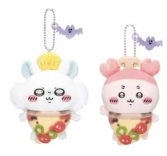 ちいかわ おそろいピザなマスコット モモンガ 古本屋 キーホルダー マスコット
