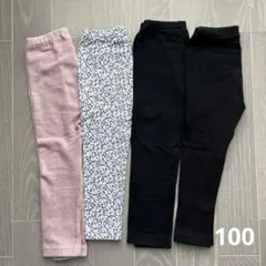 UNIQLOレギンス100サイズ4点まとめ売り