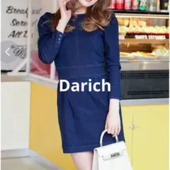 【美品】Darich ダーリッチ パフショルデニムミニワンピース
