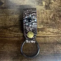 ★RRL★新品未使用★スタッズキーホルダーリング★廃盤★ラルフrrl 生産中止 RRL ダブルアールエル キー リング ホルダー フック スタッズ ラルフ
