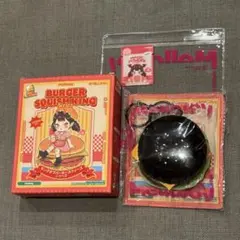 Mellojoy メロジョイ スクイーズ ハンバーガーシリーズ イカ墨バーガー