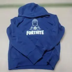 FORTNITE フード付きスウェット XS 青　ユニクロ