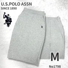 U.S. POLO ASSN. タイトスカート M グレー 裏起毛 ストレッチのサムネイル