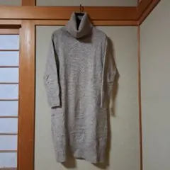 MULLER　タートルネック　ワンピース　膝丈のサムネイル