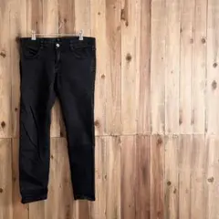 NO ID. BLACK ダメージ加工 デニムパンツ 九分丈 サイズ2 - メルカリ