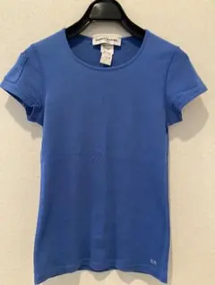 美品SONIA RIKIEコットンTシャツ　 フランス製Sサイズ　ロイヤルブルー