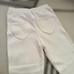 未使用　フレア　フライス　パンツ アイボリー