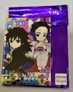 鬼滅の刃 ニジゲンノモリ ネオン缶バッジ 義勇 しのぶ アオイ バレンタイン