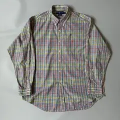 Ralph Lauren BLAKE チェック柄 ボタンダウンシャツ XL