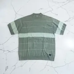 TravisMathew トラヴィスマシュー　ゴルフ　モックネック半袖ニット　M