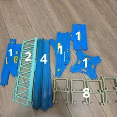 プラレール 特殊レール 橋脚 レイアウト拡張セット