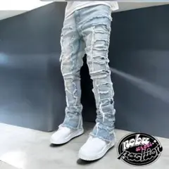 クラッシュダメージデニム ノーブランド