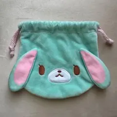 シュガーバニーズ ふわふわ巾着2 ミントうさ