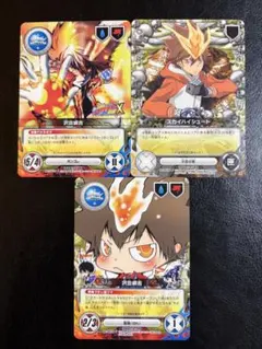 家庭教師ヒットマンREBORN! CCG 沢田綱吉 ホログラムカード3枚セット