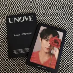 UNOVE アノブ seventeen ミンギュ 어노브 4つ折り ポストカード