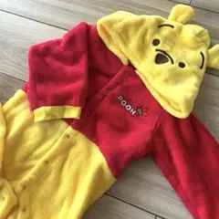 【値下げ】Disney　ディズニー　くまのプーさん　ロンパース　着ぐるみ　90