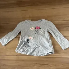 ベビーギャップ　長袖カットソー　ロンT ミッキー　ミニー　90cm 18-24m