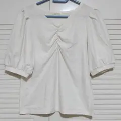 F61 C.O.L.Z.A ホワイト 五分袖 シャツ 白 S