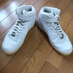 ナイキ　エアフォースワン　27センチ　白　ミッド