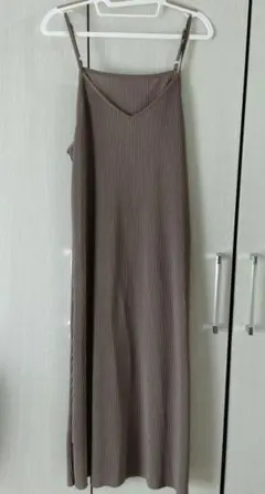 美品　キャミソールロングワンピース