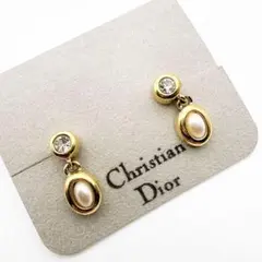 3232 極美品✨Dior ピアス CD ロゴ 希少 刻印 - メルカリ