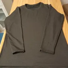 ワークマン シン・ホッとするインナー強ホット 長袖クルーネック クロ　LLサイズ