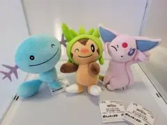ポケモン ほぺぴた ぬいぐるみ ウパー エーフィ ハリマロン 全3種セット