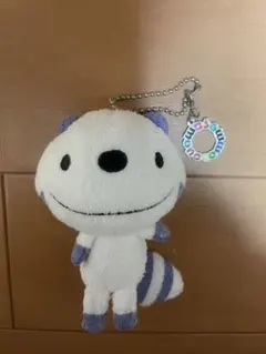 ぬいぐるみキーホルダー 白・紫 MONO COMME CA