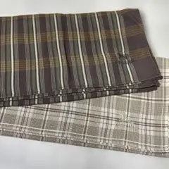 セリーヌ　ハンカチ　チェック柄　2枚