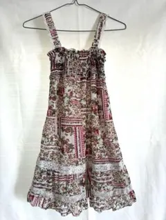 花柄ノースリーブワンピース 140サイズ