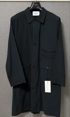 新品未使用 WALDE ブラック ステンカラーコート 春物