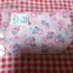 アンパンマンミュージアム限定　ドキンちゃんコキンちゃん　お弁当袋 ピンクフラワー