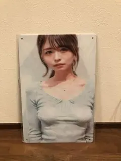 ブリキ看板 アイドル