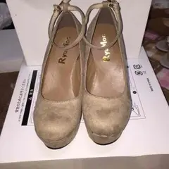 【新品】厚底ウェッジソール   ベージュ