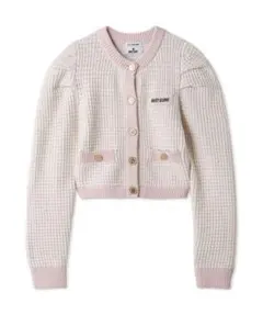 新品タグ付 LILYBROWN×MARYQUANT ツイードニットカーディガン