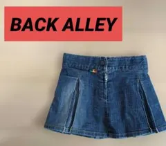 BACK ALLEY キッズ デニムスカート 100cm ジッパー付き 女の子