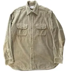 90s カーハート 旧タグ コーデュロイシャツ 38 エルボーパッチ ブラウン