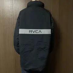 【古着】RVCA 中わたジャケット 背面ロゴ リフレクター