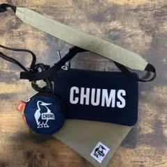 CHUMS 3Pスウェットナイロン ショルダーバッグ