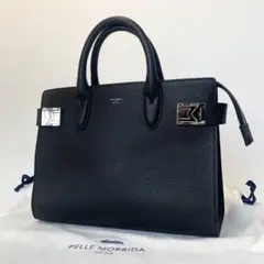 ペッレモルビダ　メイデンヴォヤージュ　ミニボストンバッグ　レザー　黒　ブラックのサムネイル