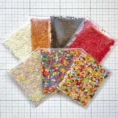 お得人気詰め合わせセット　チョコスプレー、クランチ、フリーズドライイチゴ