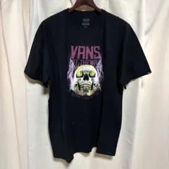 y062908 VANS OFF THE WALL FEVER TシャツLスカルのサムネイル