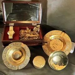 遺品整理 生前整理 アクセサリー まとめ まとめ売り　未検品　24K GP GF