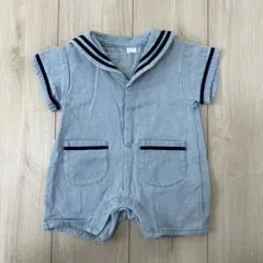 cottoli セーラー襟ロンパース