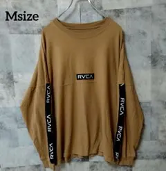 RVCA ルーカ Msize ロングスリーブ ヘヴィウエイト アースカラー